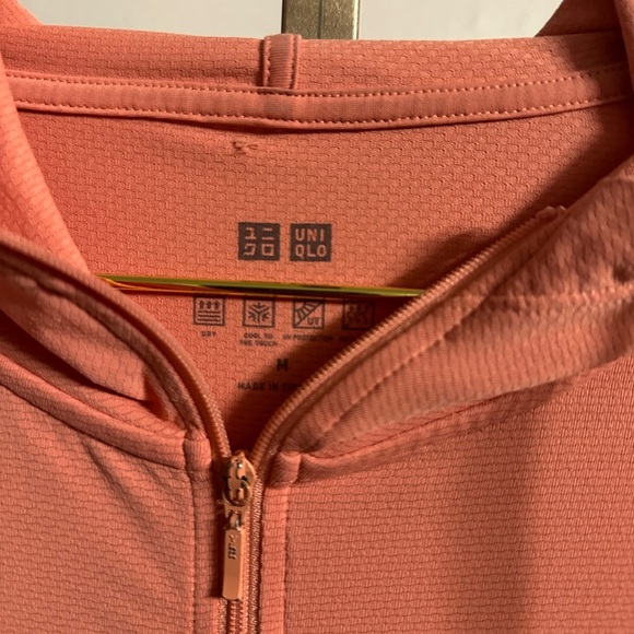 Uniqlo AlRism Mesh UV Protection Full-Zip Hoodie Jacket Size M - Picture 2 of 3